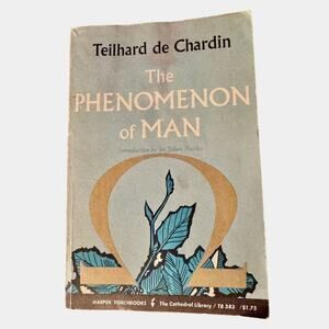 The Phenomenon of Man Pierre Teilhard de Chardin Vintage 1965 Harper Torchbook